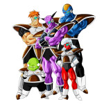 Аниме тениска с цветен принт с героите от Dragon Ball Z - Ginyu Special Forces